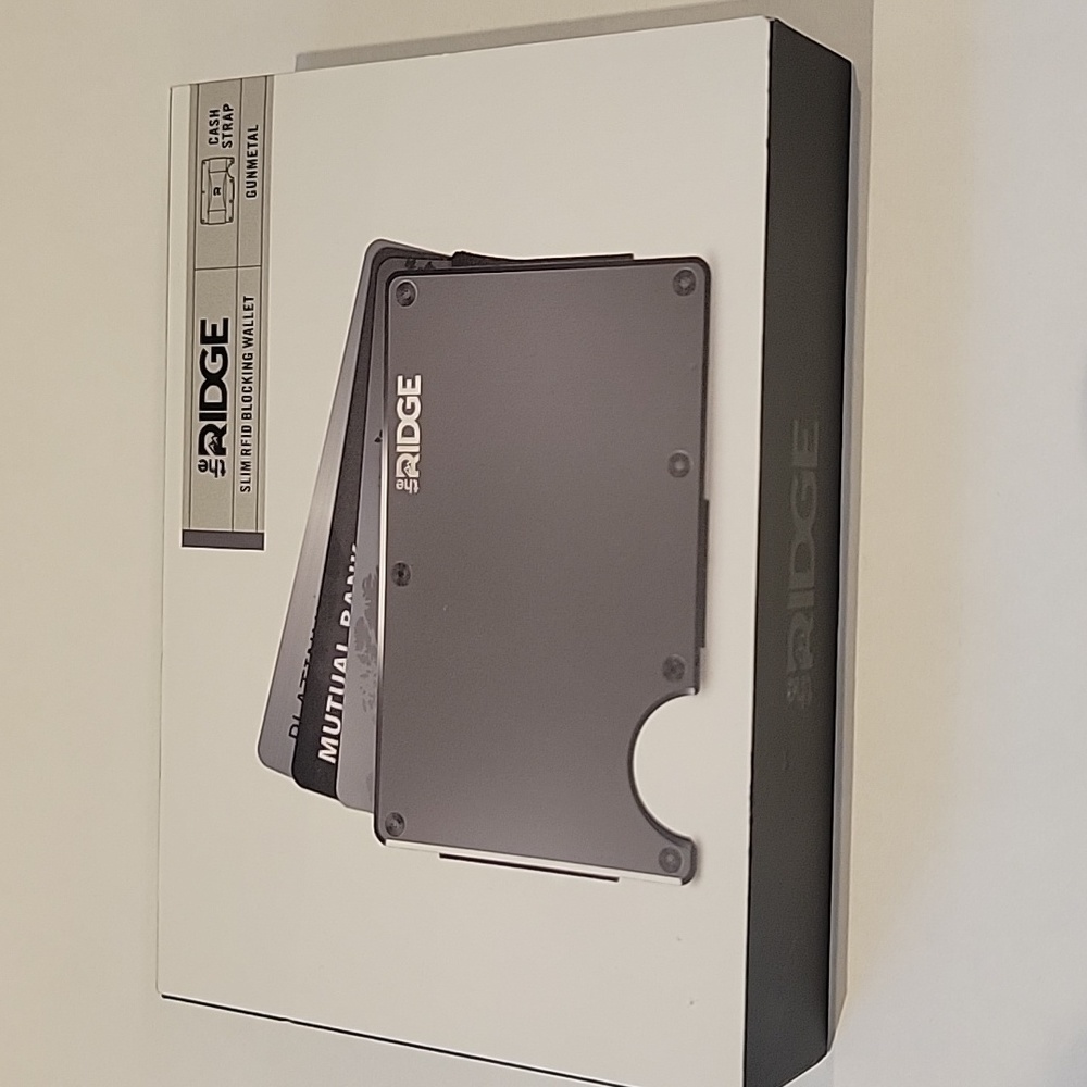 Ridge wallet gunmetal